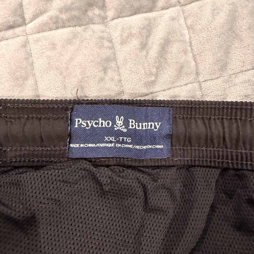 Psycho Bunny Men's Black Swim Shorts - Picture 3 of 3